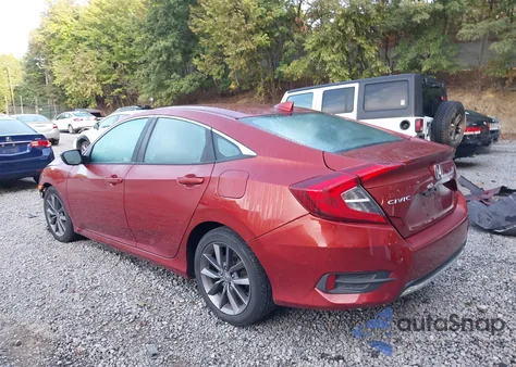 2019 Honda Civic Ex from USA, damaged, VIN 19XFC1F33KE016955